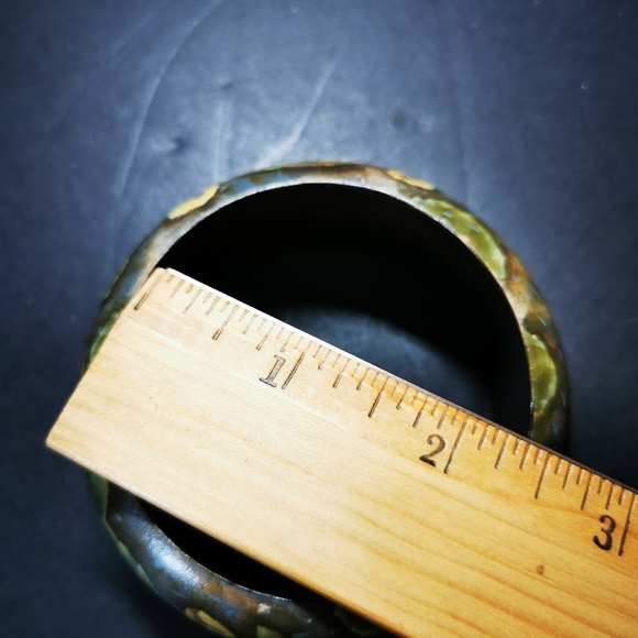 Hand-painted Wooden Snake Bangle Bracelet - Picture 13 of 14